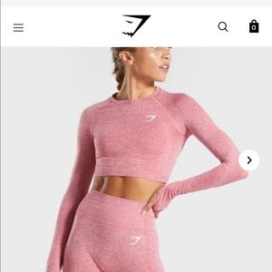 Gymshark crop long sleeve